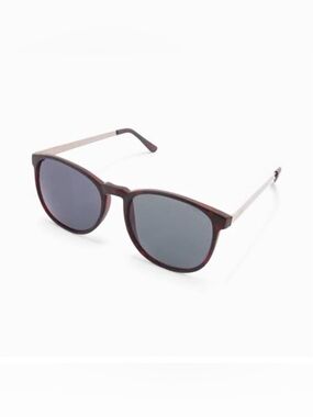 KOMONO Urkel Tortoise Silver Sunglasses NEW